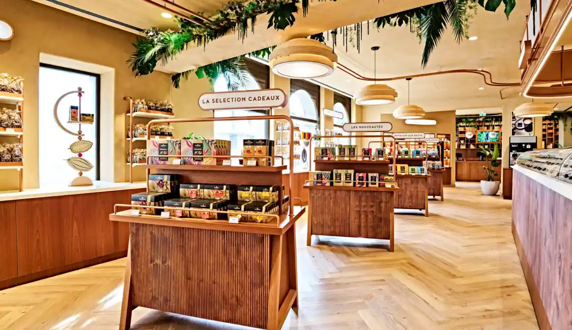 Atelier de dégustation à la Cité du Chocolat Valrhôna