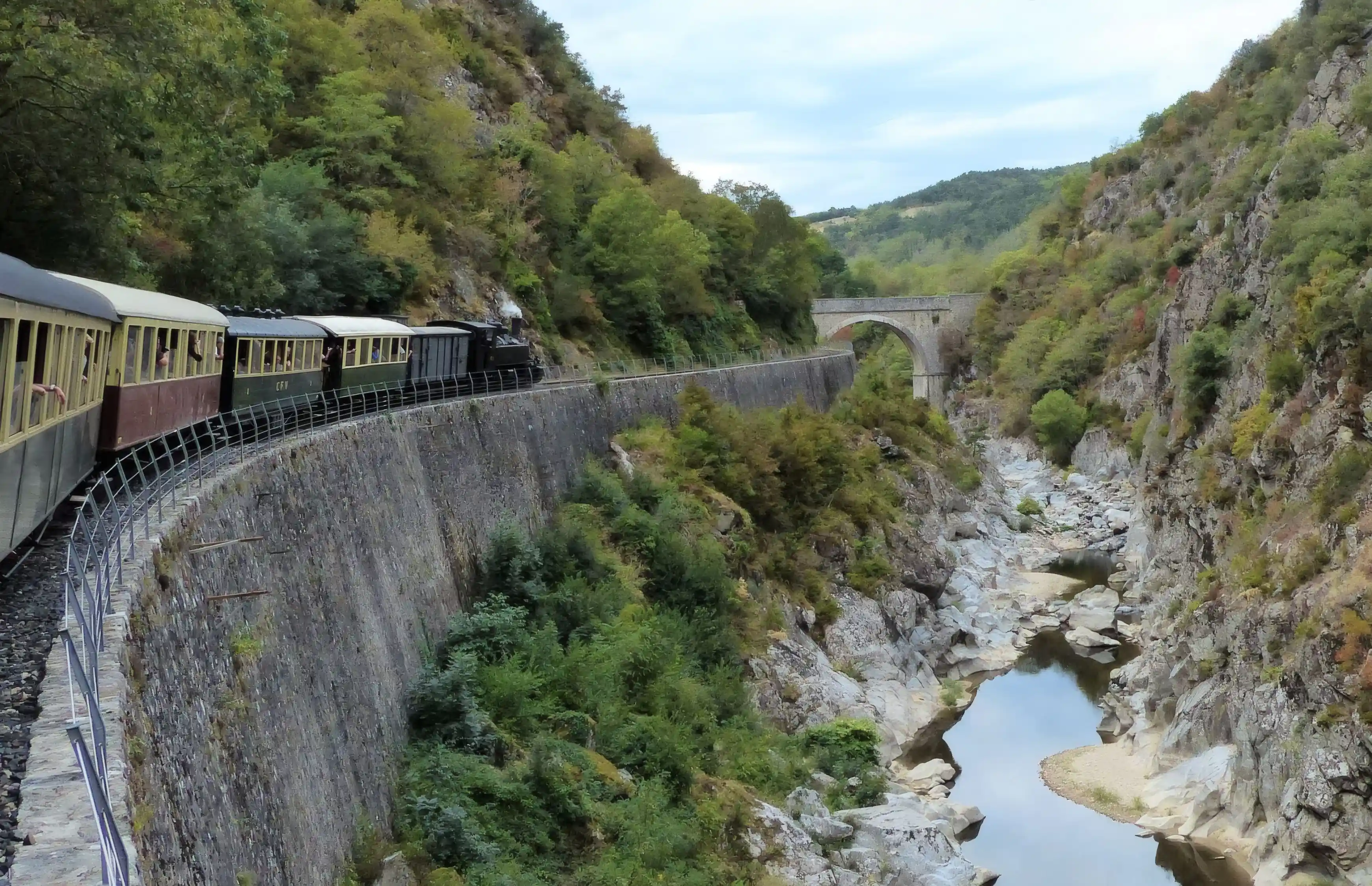 Locomotive historique du Train de l’Ardèche